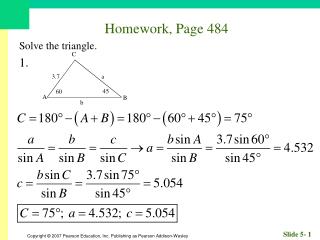 Homework, Page 484