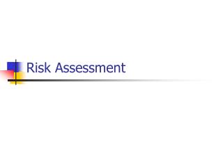 Risk Assessment