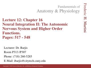 Lecturer: Dr. Barjis Room P313 /P307 Phone: (718) 260-5285 E-Mail: ibarjis@citytech.cuny