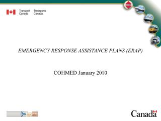 EMERGENCY RESPONSE ASSISTANCE PLANS (ERAP)