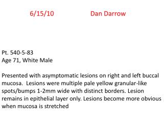 6/15/10 Dan Darrow