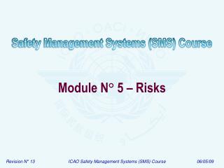 Module N ° 5 – Risks