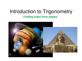 Introduction to Trigonometry