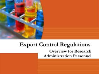 Export Control Regulations