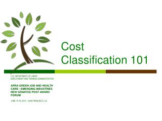Cost Classification 101