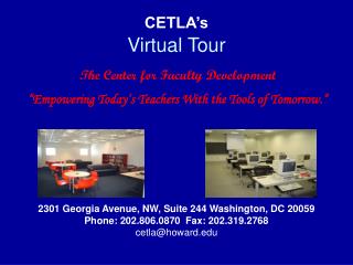 CETLA’s Virtual Tour