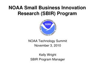 NOAA Small Business Innovation Research (SBIR) Program