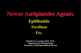 Newer Antiplatelet Agents