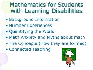 Ppt Teaching Math To Students With Exceptional Needs