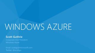 Windows Azure