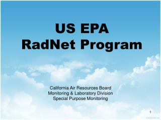 US EPA RadNet Program