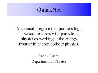 QuarkNet