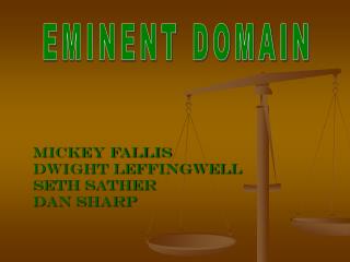 Mickey Fallis Dwight Leffingwell Seth Sather Dan Sharp