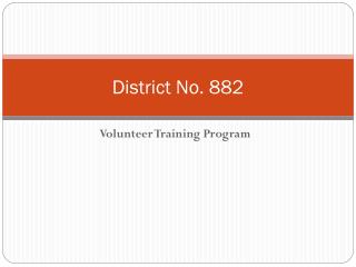 District No. 882