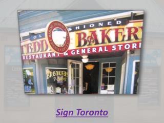 Sign Toronto