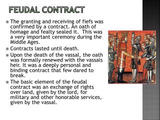Feudal Contract