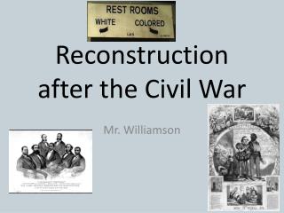 Reconstruction after the Civil War