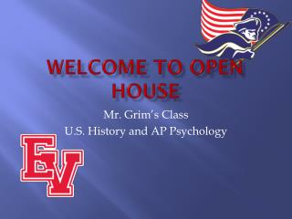 Welcome to Open House