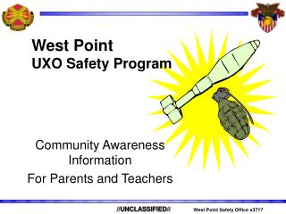 West Point UXO Safety Program