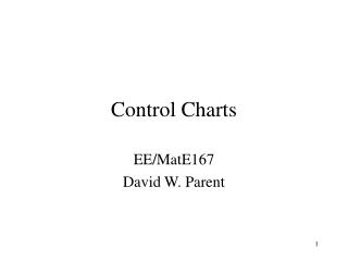 Control Charts