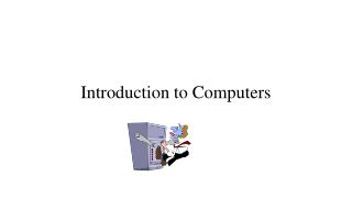 Introduction to Computers