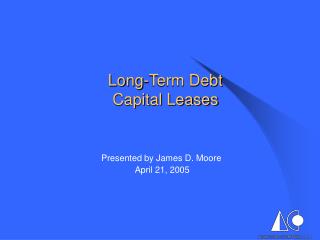Long-Term Debt Capital Leases