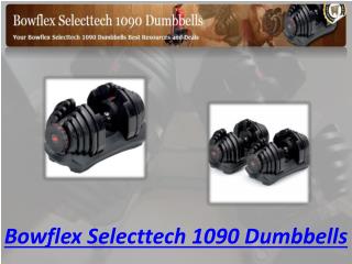 Bowflex Selecttech 1090 Dumbbells