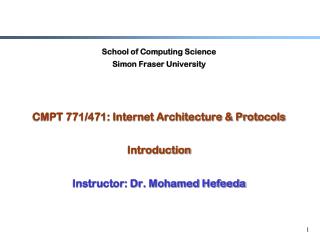 School of Computing Science Simon Fraser University