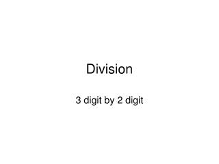 Division