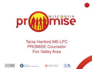 Tania Hanford MS LPC PROMISE Counselor Fox Valley Area