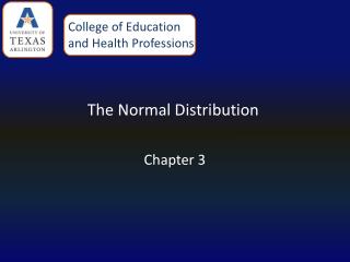 The Normal Distribution