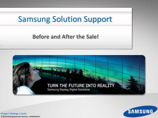 Samsung Solution Support
