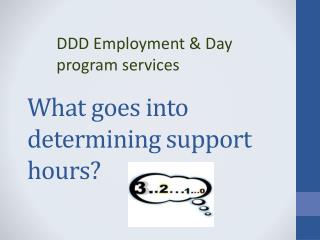 What goes into determining support hours?