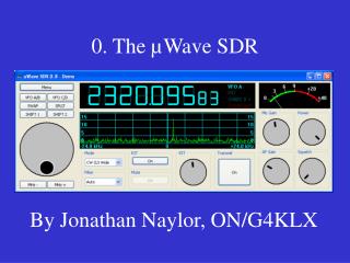 0. The µWave SDR