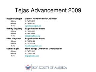 Tejas Advancement 2009