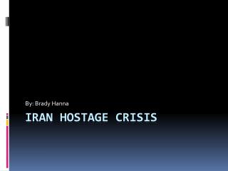 Iran Hostage Crisis