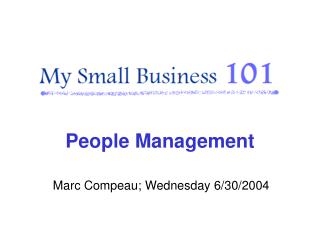 Marc Compeau; Wednesday 6/30/2004