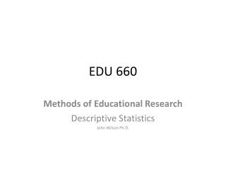 EDU 660