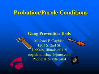Probation/Parole Conditions