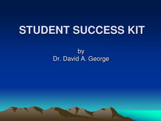 STUDENT SUCCESS KIT