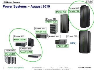 Power Systems – August 2010