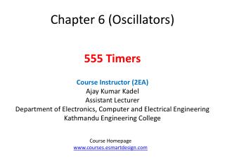 Chapter 6 (Oscillators)