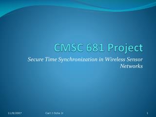 CMSC 681 Project