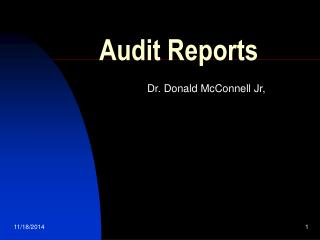 Audit Reports