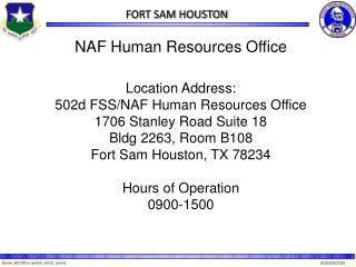 NAF HRO Topics