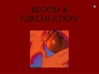 Blood &amp; circulation