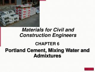 Materials for Civil and Construction Engineers