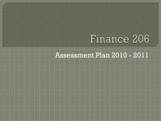 Finance 206