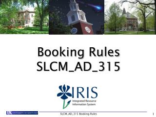 Booking Rules SLCM_AD_315