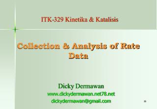 Collection &amp; Analysis of Rate Data